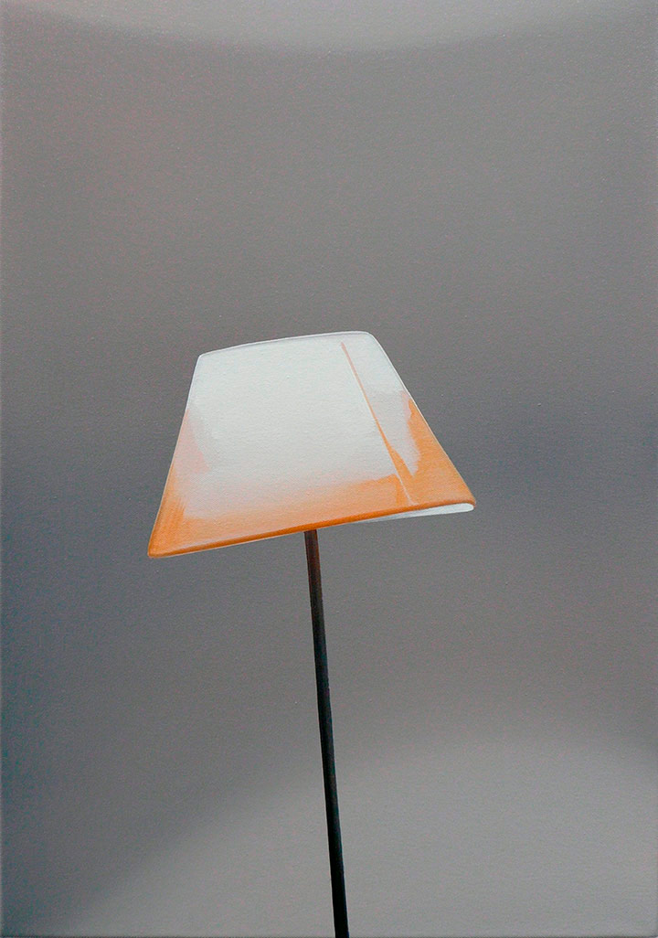 Schiefe Lampe