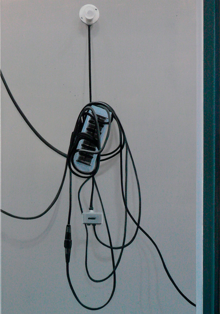 Schwarze Kabel